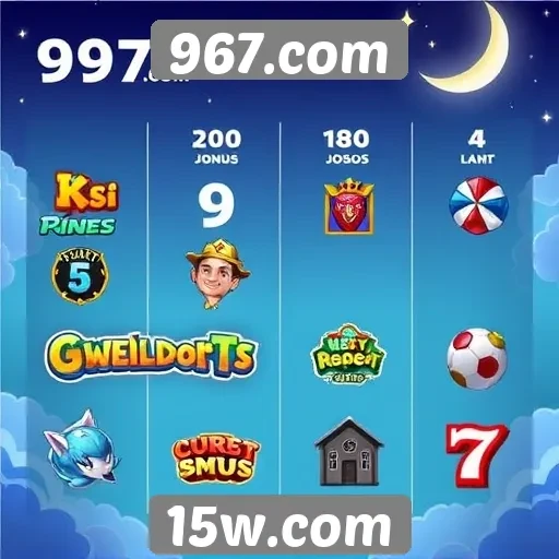 Comparativo de jogos disponíveis em 967.com